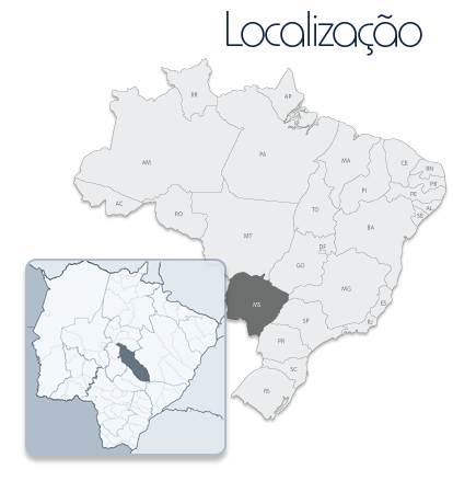 Localização Mato Grosso do Sul