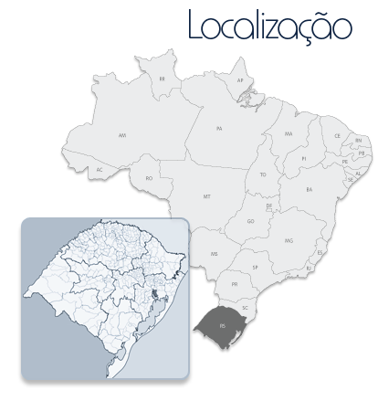 Localização Rio Grande do Sul
