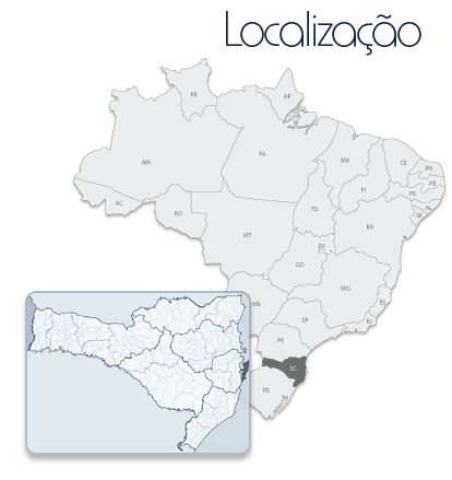 Localização Santa Catarina