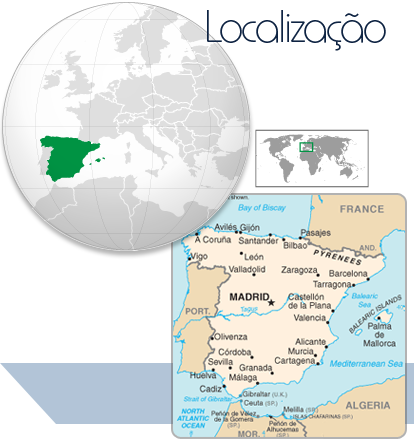 Localização Espanha