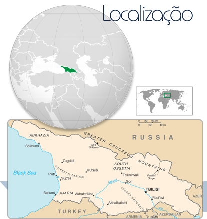 Localização Geórgia
