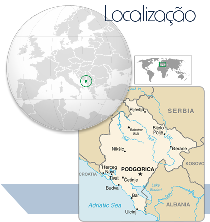 Localização Montenegro