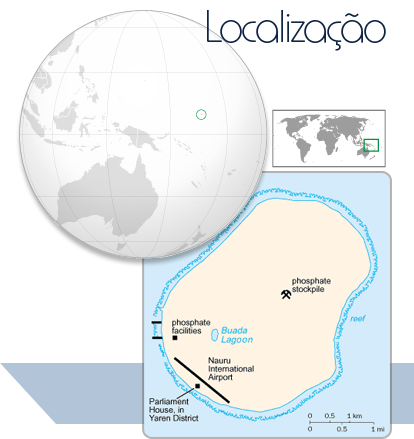 Localização Nauru
