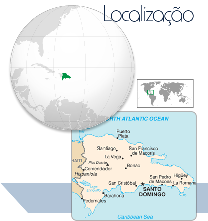 Localização Rep. Dominicana