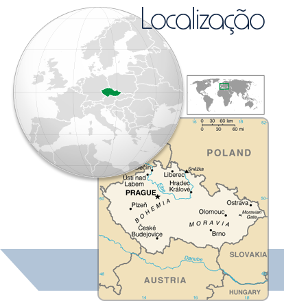 Localização Rep. Tcheca