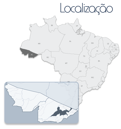 Localização Acre
