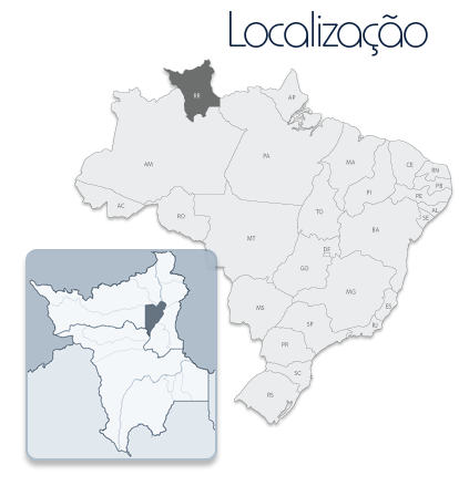 Localização Roraima