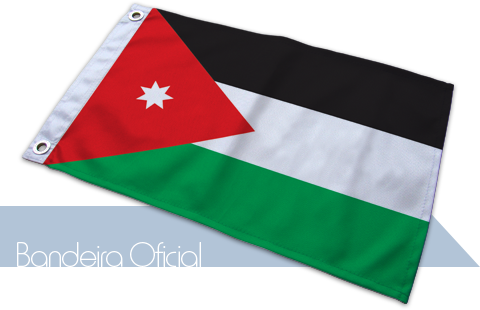 Bandeira Jordânia