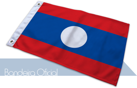 Bandeira Laos
