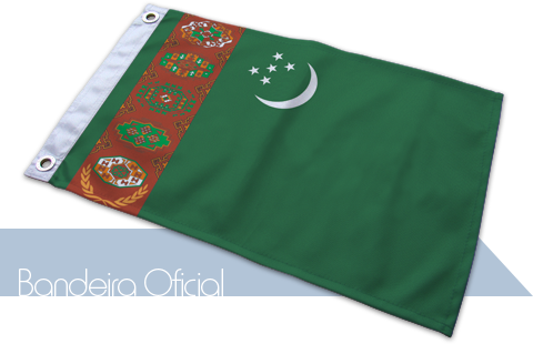 Bandeira Turcomenistão
