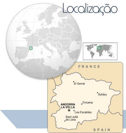 Localização Andorra