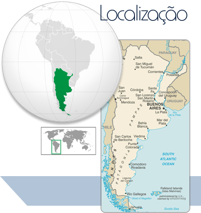 Localização Argentina