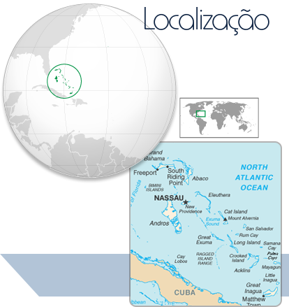 Localização Bahamas