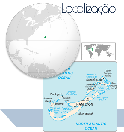 Localização Bermudas