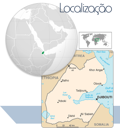 Localização Djibouti