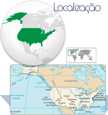Localização Estados Unidos