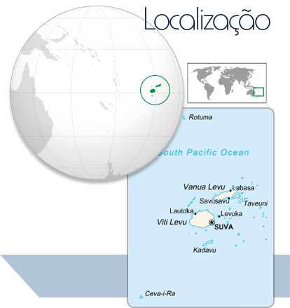 Localização Fiji