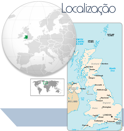Localização País de Gales