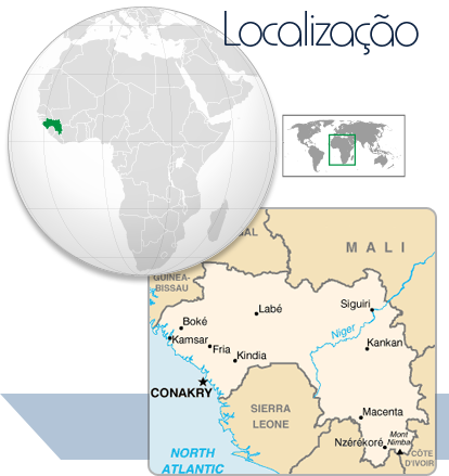 Localização Guiné