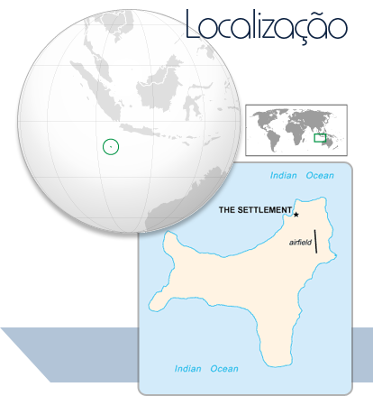Localização Ilha Christmas