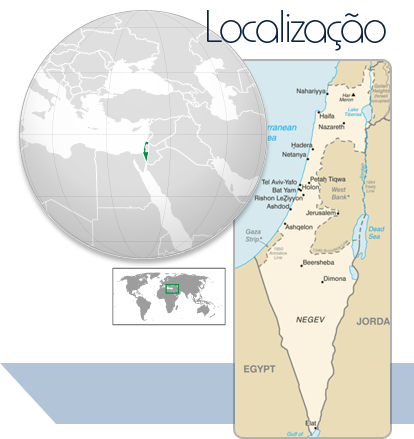 Localização Israel