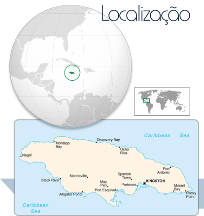 Localização Jamaica