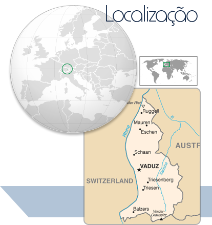 Localização Liechtenstein