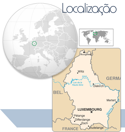 Localização Luxemburgo