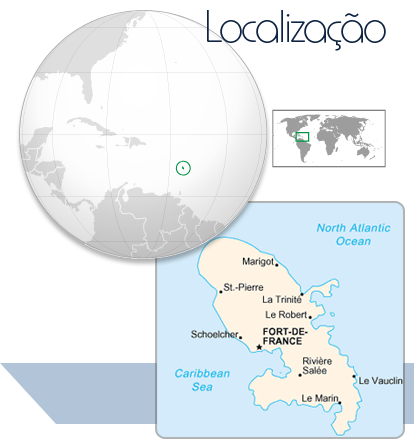 Localização Martinica