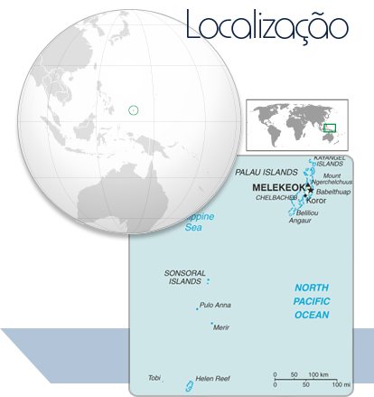 Localização Palau