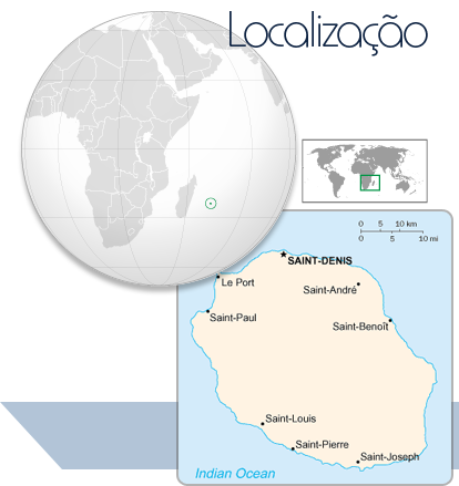 Localização Reunião