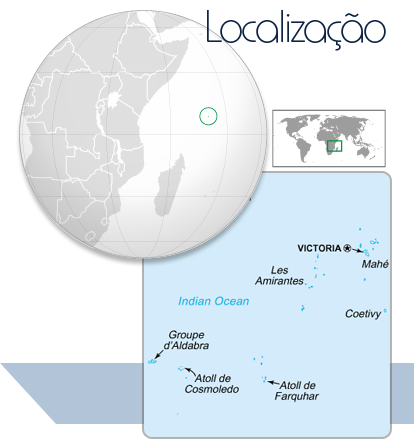 Localização Seychelles