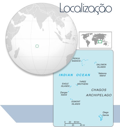Localização Território Britânico