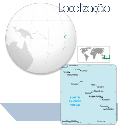 Localização Tuvalu