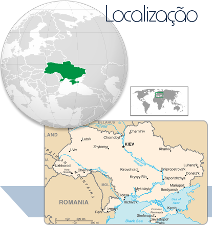 Localização Ucrânia