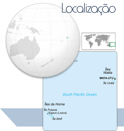 Localização Wallis e Futuna